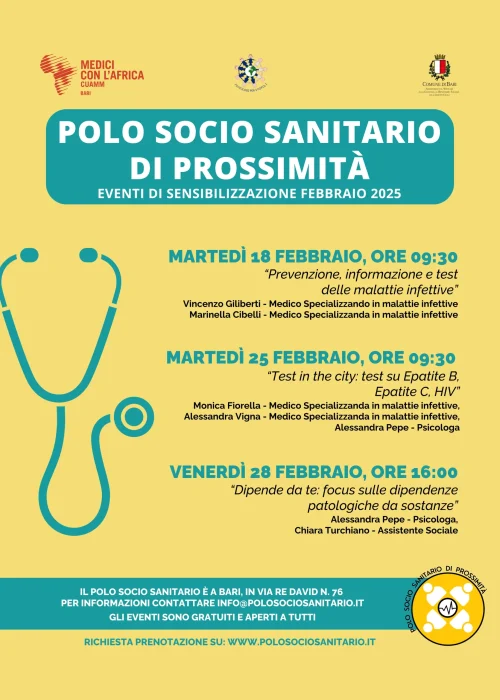 Locandina Eventi Polo Socio Sanitario di Prossimità - 02-25