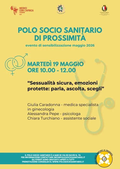 Locandina Eventi Polo Socio Sanitario di Prossimità - 05-26